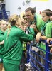 Az FTC csapata és szurkolói {SZOVEGLEIRAS}